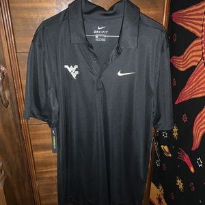 Nike dri fit polo wvu